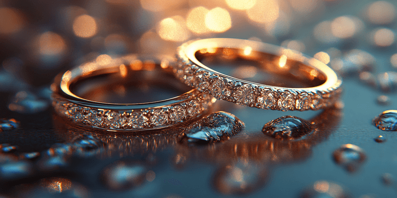 Ile złota na obrączki?