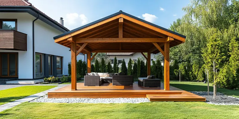 Jak zrobić rolety do altany?