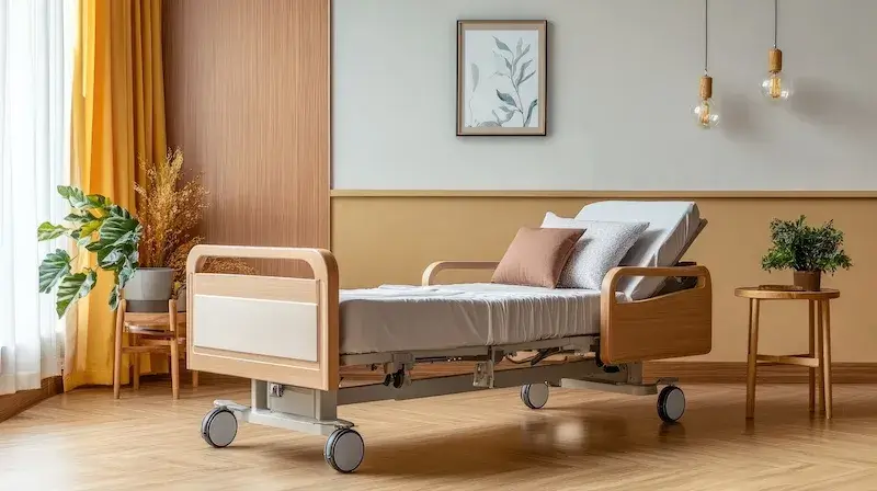 Łóżko rehabilitacyjne dla seniora